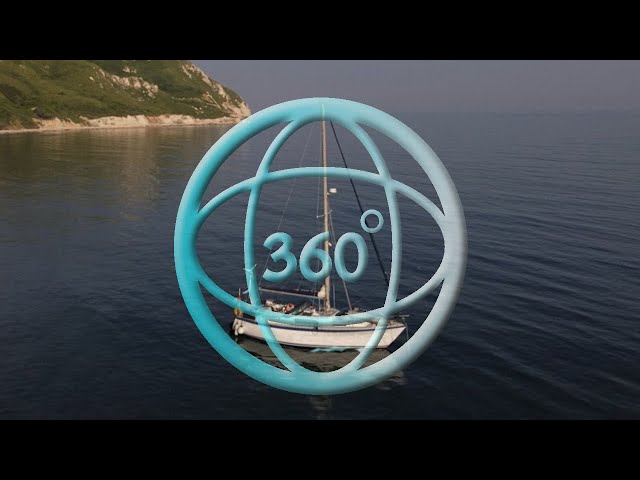 ASMR360 - Unedited raw video - Sailing the Jurassic Coast and docking in Portland