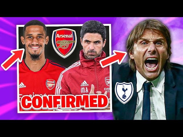 William Saliba Wants To RETURN To Arsenal! | How Antonio Conte To Tottenham Affects Arsenal?