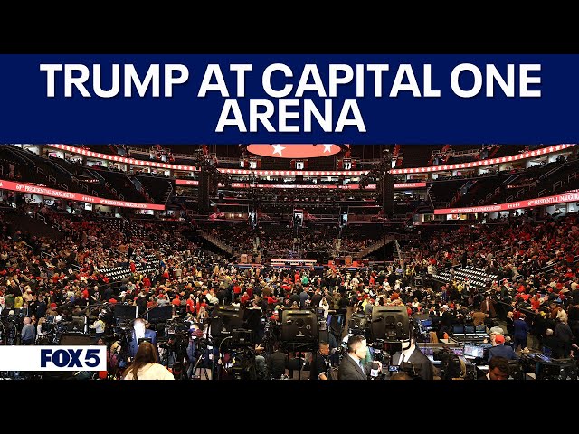 LIVE RAW FEED Trump's Capital One Arena presidential parade | FOX 5 DC