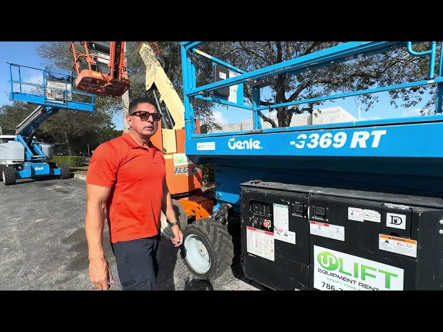 How To Drive a Genie GS-3369 Rough Terrain Scissor Lift