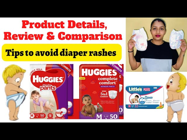 Huggies new 5 in 1 Comfort Diaper Review|Comparison Huggies VS Littles|Tips to avoid Diaper rashes