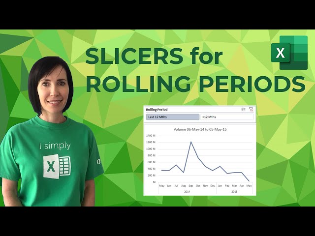 Excel Slicers for Rolling Periods