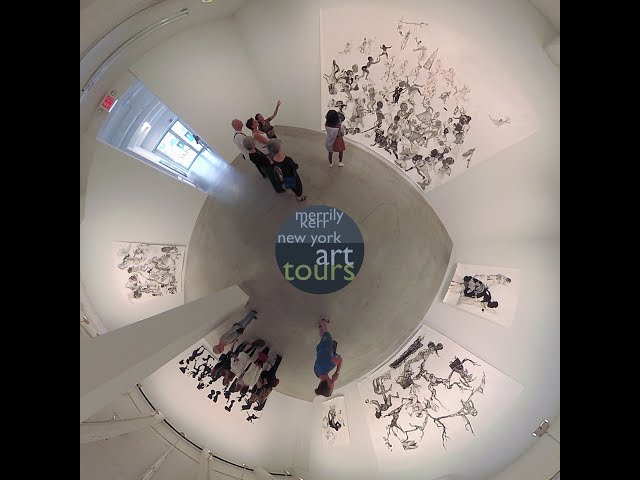 Kara Walker at Sikkema Jenkins. 360 video gallery tour.