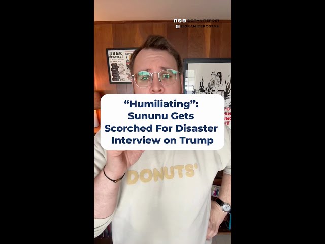 Sununu get's scorched for disaster interview on ABC News