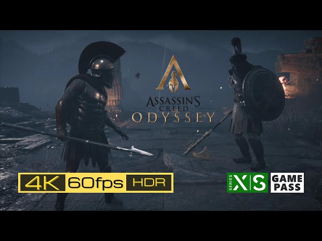 Assassin's Creed Odyssey first 40 minutes gameplay on XBox Series X (4K 60fps HDR) #uncut