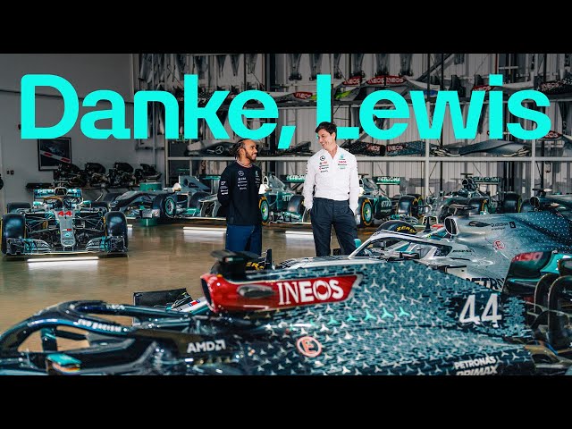 Lewis and Toto: A walk through history | Lewis’ legendary Mercedes F1 cars, with PETRONAS