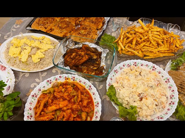 Dawat vlog || 7 dishes with easy method || Malai mutton kabab || whole grill chicken || peri peri