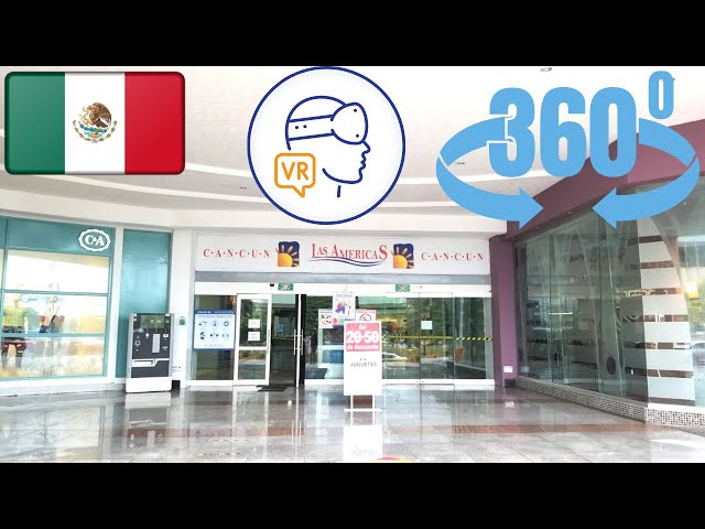 Cancun Plaza Las Americas Mexico 🇲🇽 Shopping Mall 360° VR | Travel Droner