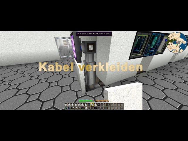 017 - 4 fache Time-Lapse - Kabel verkleiden bei Minecraft in HD