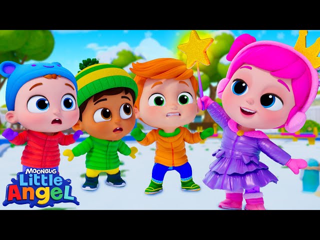 The Snow Queen and Her Frozen Palace | Little Angel Kids Songs & Nursery Rhymes