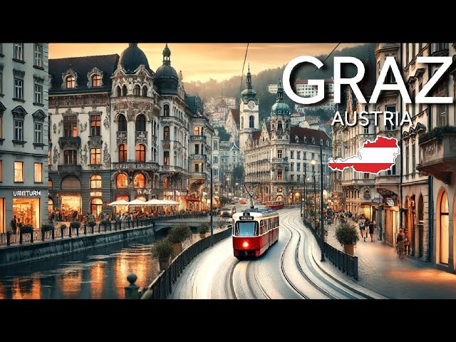 🇦🇹  Graz, Austria’s Second-Largest City After Vienna –A Hidden Treasure-4K Video 60fps with Captions