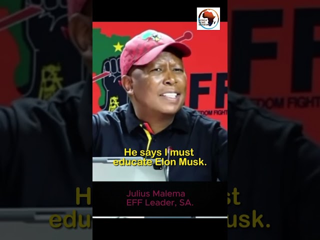 Julius Malema: Why Must I Educate Elon Musk? He Looks Like an Illiterate!