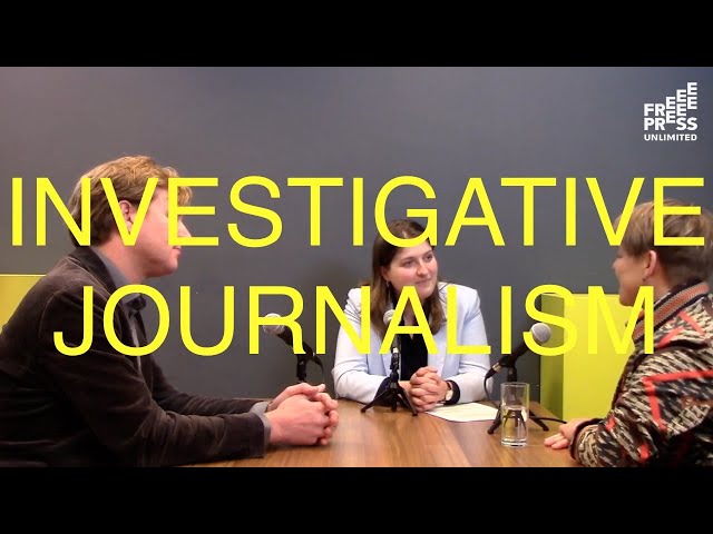 The Impact of Investigative Journalism - Studio Free Press Matters