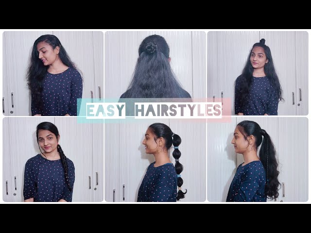 7 easy heatless hairstyles |Swapna Sampathirao|