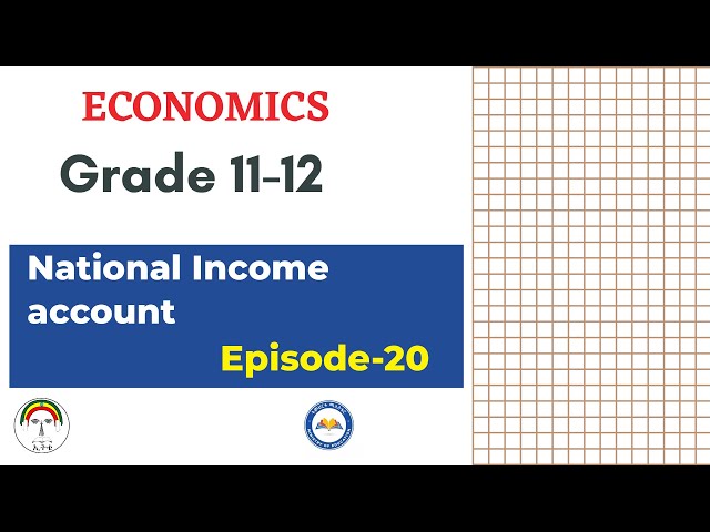 [Economics  Ep 20] National Income account