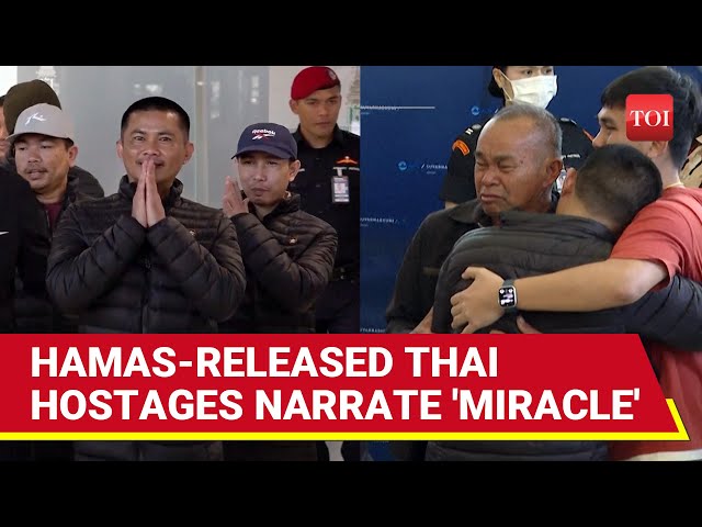 'True Wonder': Hamas-Freed Thai Hostages Talk About 'Miracle' With Tears In Eyes | Watch