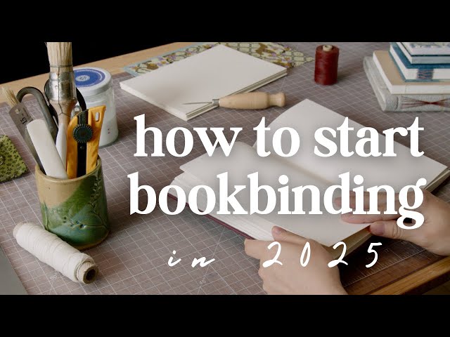 Start bookbinding this year ⟡ how-to guide for beginners