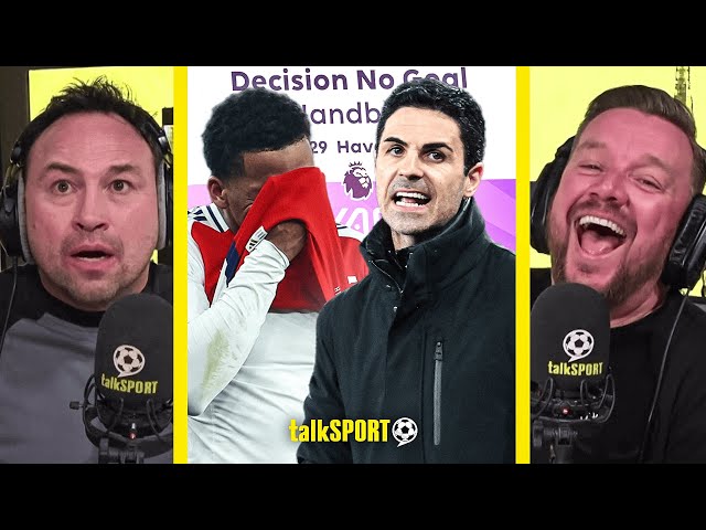 "It's Carnage!" Cundy & O'Hara's LIVE REACTION To Arsenal 2-2 Aston Villa And Handball Controversey!