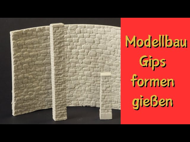 Model making, casting silicone molds with plaster, masonry etc., for buildings and landscapes.