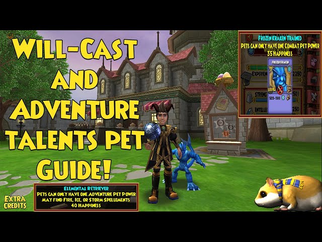 Willcasts and Adventure Talents Guide! #extracredits #wizard101extracredits