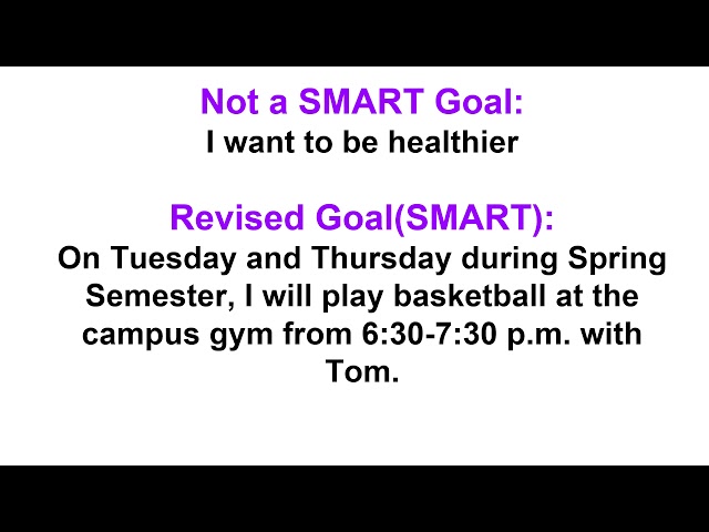 SMART Goals for OER Action Plan