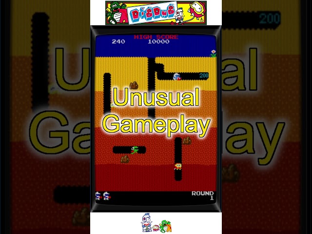 #shorts #digdug #arcade #classic #fun #facts about the classic game Dig Dug