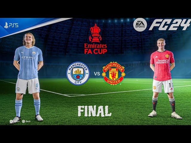 Manchester City Vs Manchester United | Fa Cup Final | Manchester Derbey 4K UHD | insane Mach 😱😱