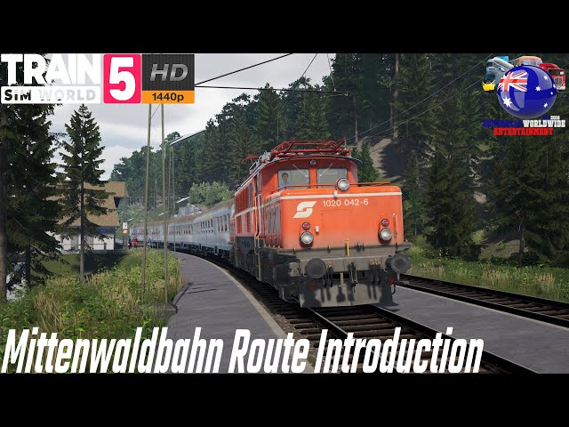 Mittenwaldbahn Route Introduction | Train Sim World 5 #trainsimworld5 #tsw5 #railway