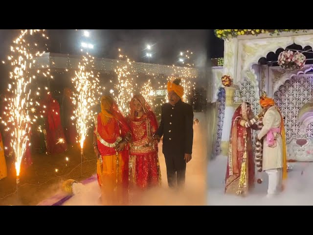 Rajputi Wedding Varmala Ceremony 🎉 | Nitu Rajawat #vlog