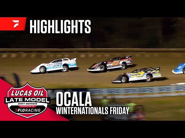 Friday Night Feature | Lucas Oil Late Models at Ocala Speedway 2/7/25 | Highlights