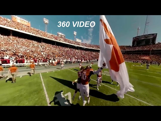 Oklahoma Sooners VS Texas Longhorns:  Red River Showdown 360 Video