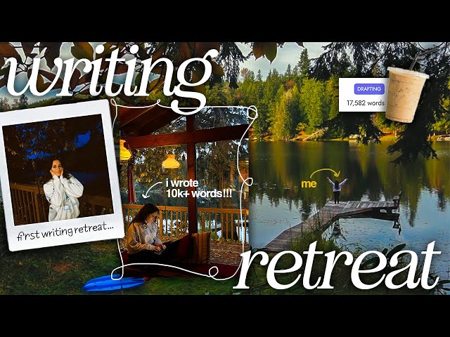 i went to a remote cabin to write my fantasy novel 🏕️