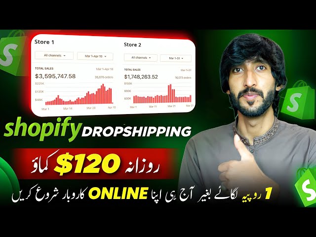 Shopify Dropshipping , Complete Free Course, Earn Money By Dropshipping without investment