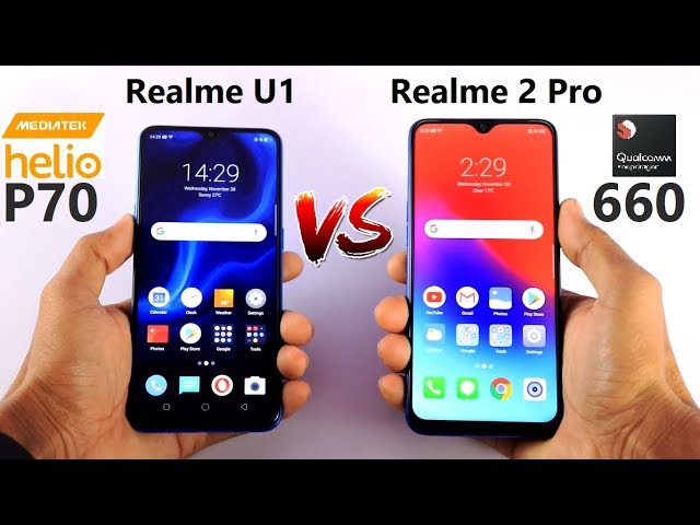 Realme U1 Vs Realme 2 Pro Full Comparison & Camera Review in Hindi | Mediatek P70 vs Snapdragon 660