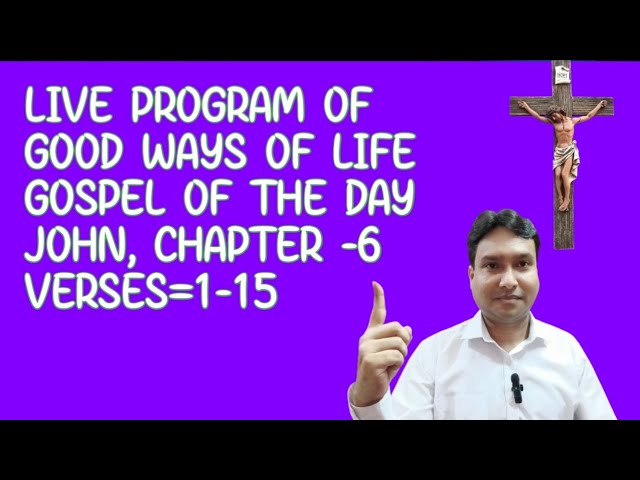 GOOD WAYS OF LIFE is live/watch my live