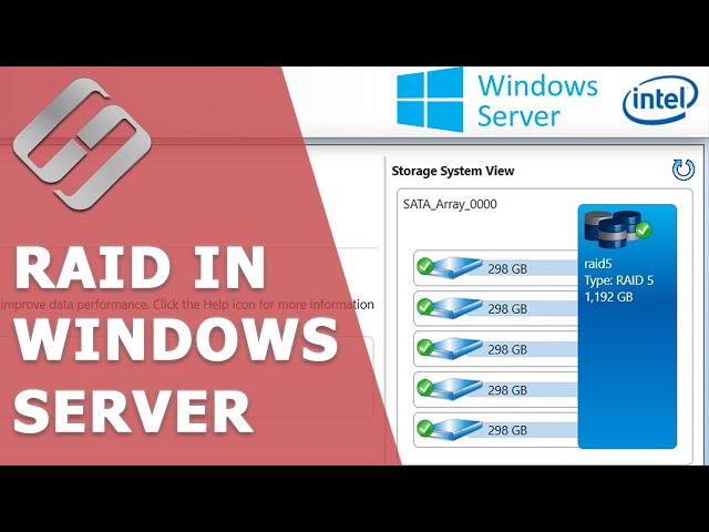 🖥️ How to Create Software RAID in Windows Server 2019, 2016, 2012 or 2008 🗄️