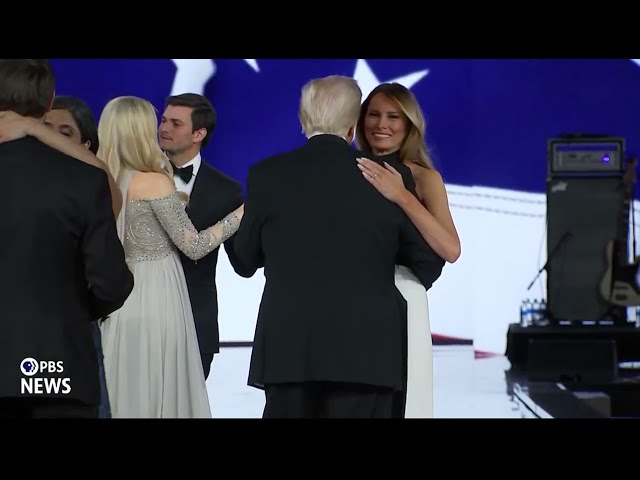 WATCH: Trump and first lady dance at Liberty Ball | Trump 2025 Inauguration