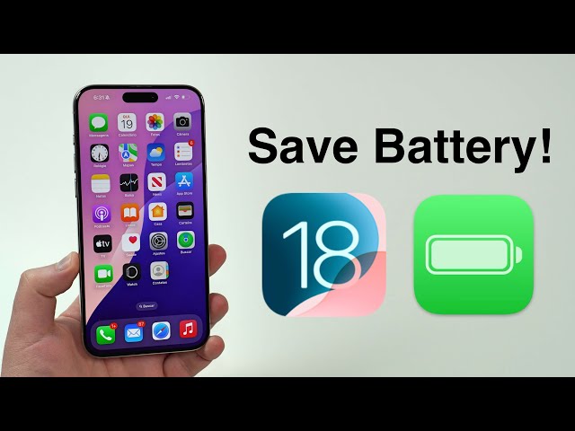 How to Save a TON of Battery in iOS 18!