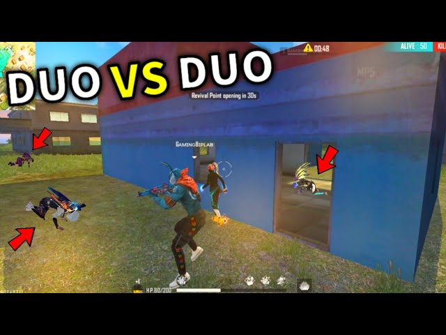 M60 + Mp40 Best Duo vs Duo Gameplay - Garena Free Fire