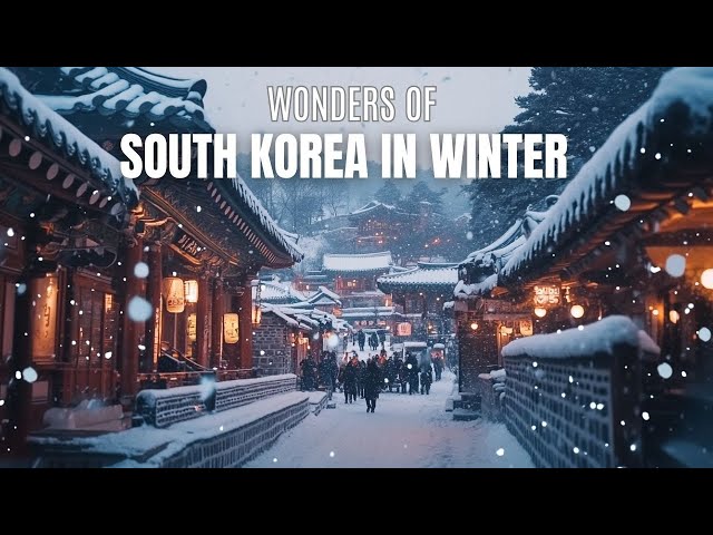 Most unique places of South Korea in WINTER | 4k Travel Video