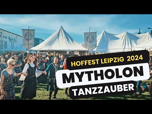 Mittelalterlicher Tanzzauber beim Mytholon Hoffest Leipzig 2024 🎭