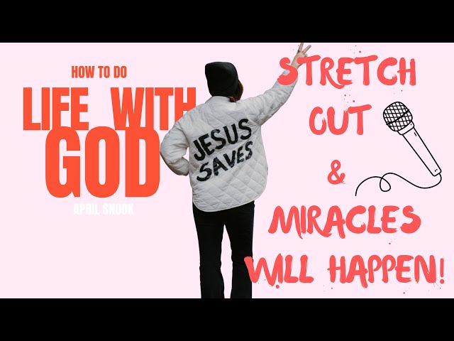 STRETCH OUT & Miracles WILL happen!  Leave isolation and let your life start changing others.