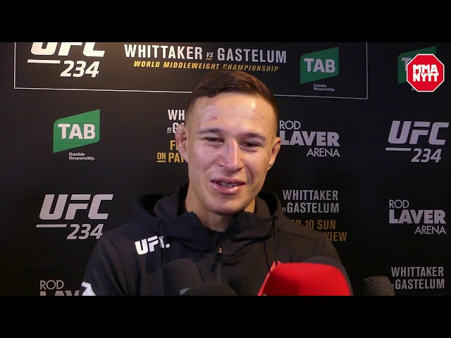 KAI KARA FRANCE POST FIGHT SCRUM | UFC 234