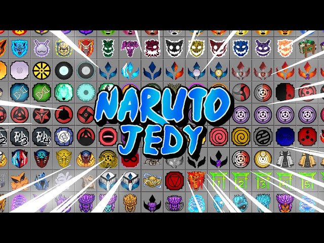 SAIU!!!NOVA ADDON NARUTO JEDY V21.5 PARA MINECRAFT PE 1.21.51+ COM 500 MODOS DIFERENTES!!!😱😱😱