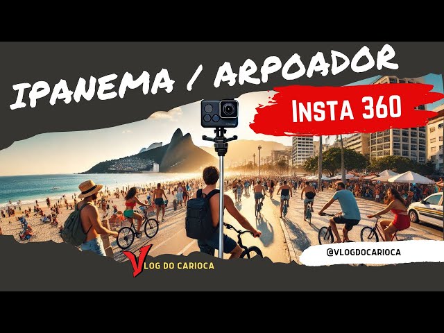 ROLÉ DE BIKE EM 360º PELA ORLA DE IPANEMA ATE O ARPOADOR !!!