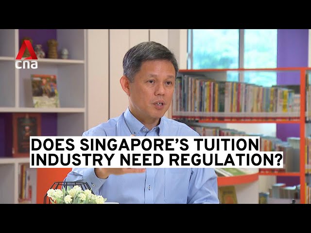 Should the tuition industry be regulated? Education Minister Chan Chun Sing responds