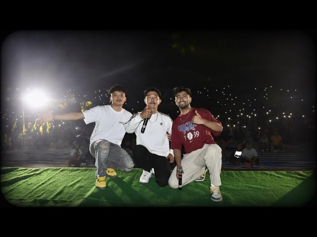 Faisal khan,Ixx Tashi and Sangpoispo Live Performance At Karnataka Mundgod