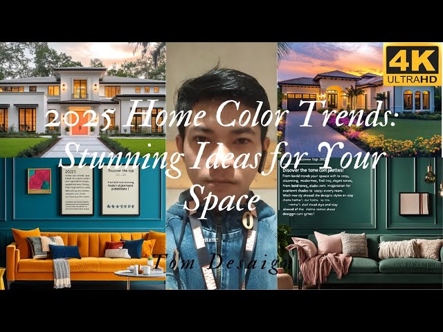 "2025 Home Color Trends: Stunning Ideas for Your Space". #HomeColorTrends2025 #InteriorDesignIdeas