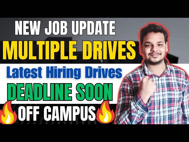 Deloitte , IQVIA Hiring Drive | OFF Campus Drive | 2025, 2024 Batch Hiring | Latest Fresher Jobs