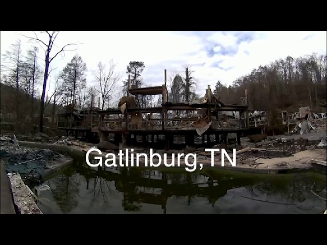 360° VIDEO Rebuilding Gatlinburg